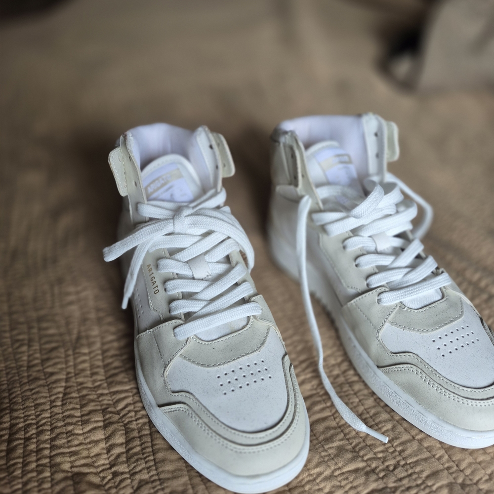Axel Arigato White High-Top Sneakers